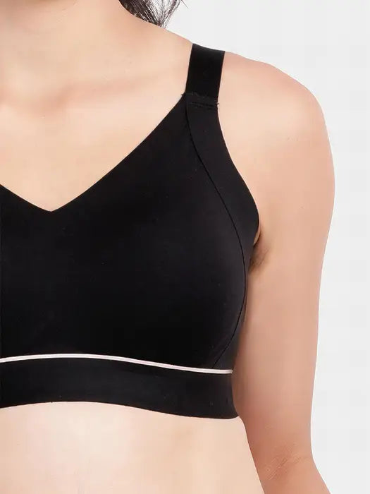 Shyaway Black Beauty Smooth Neckline Padded Seamless Bra