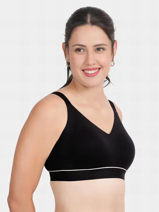 Shyaway Black Beauty Smooth Neckline Padded Seamless Bra