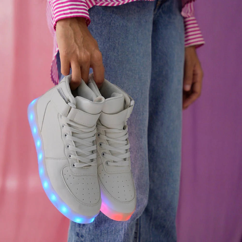 Light Me Up Sneakers - Where Tech Meets Trend! π