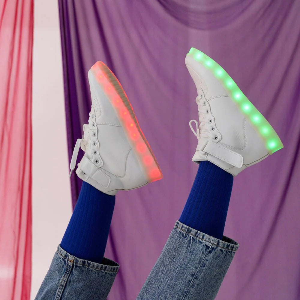 Light Me Up Sneakers - Where Tech Meets Trend! π