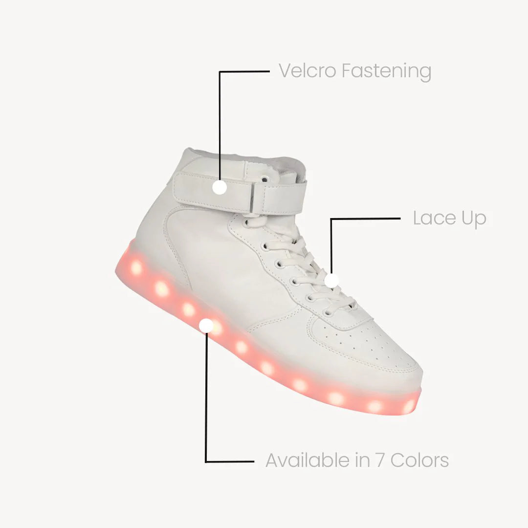 Light Me Up Sneakers - Where Tech Meets Trend! π