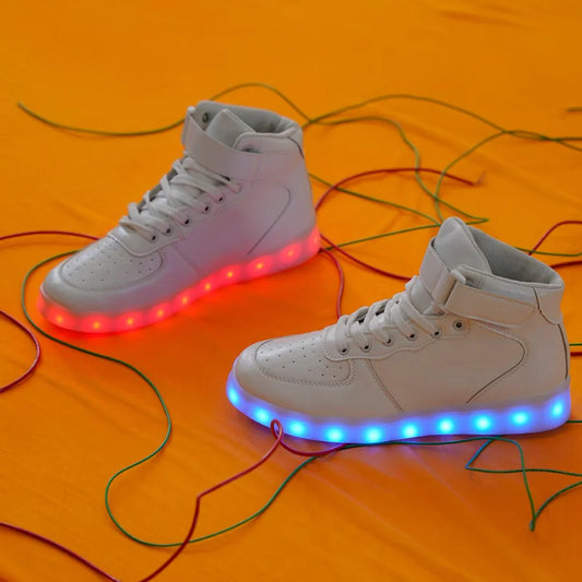 Light Me Up Sneakers - Where Tech Meets Trend! 👟