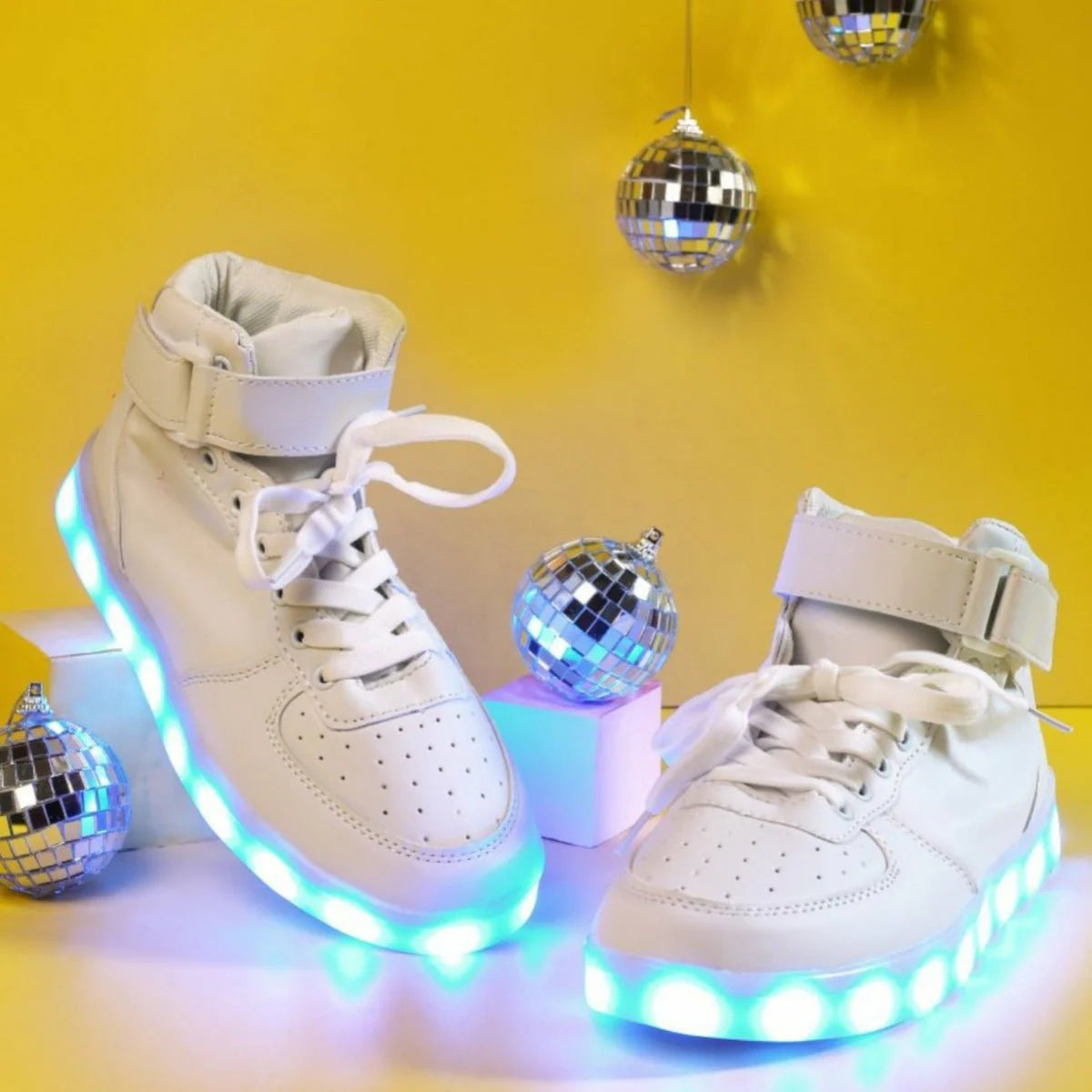Light Me Up Sneakers - Where Tech Meets Trend! 👟