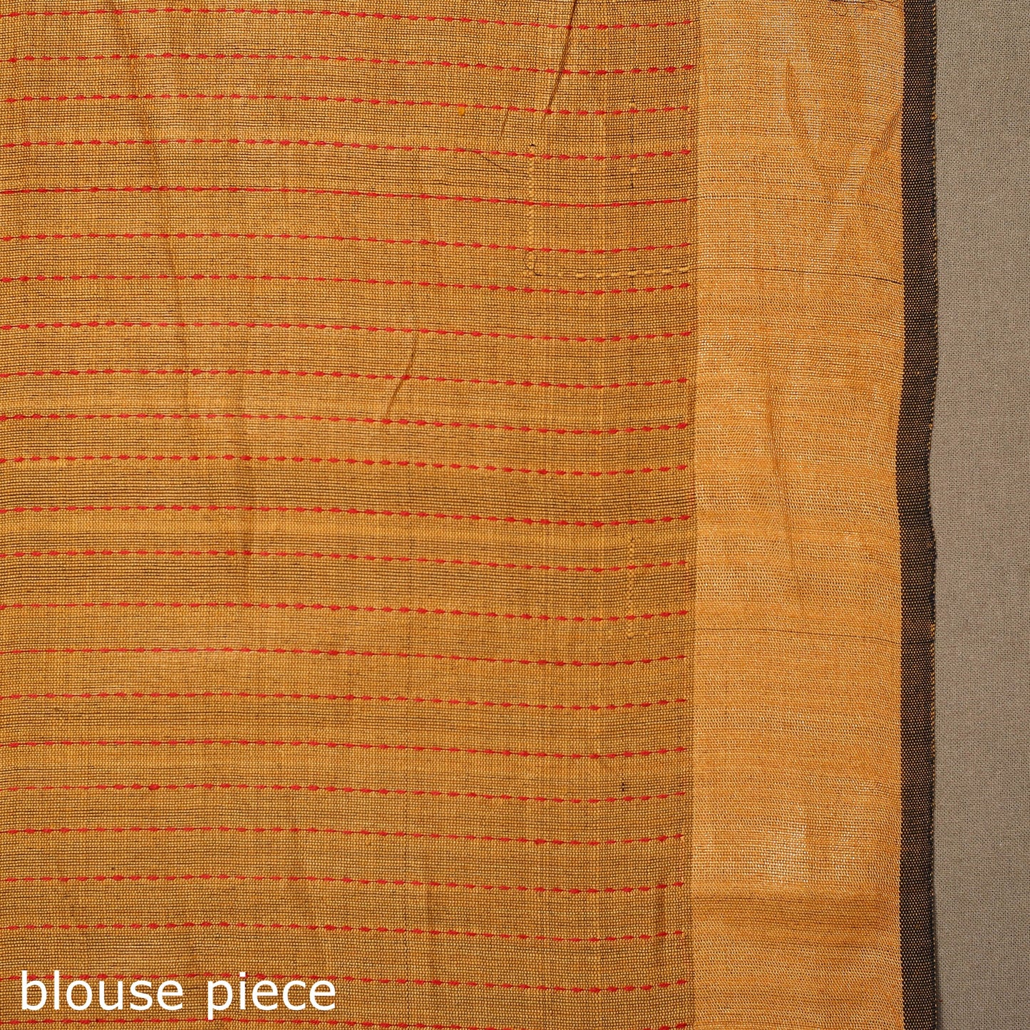 Blue Bhagalpuri Pure Desi Tussar Silk Handloom Saree with Zari Border