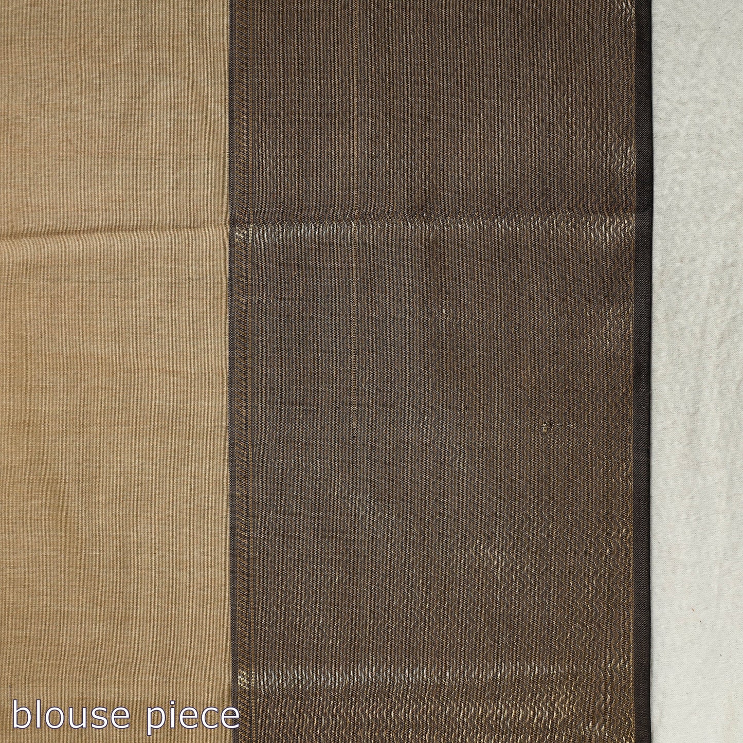 Traditional Chanderi Silk Cotton Handloom Saree with Zari Border & Buta