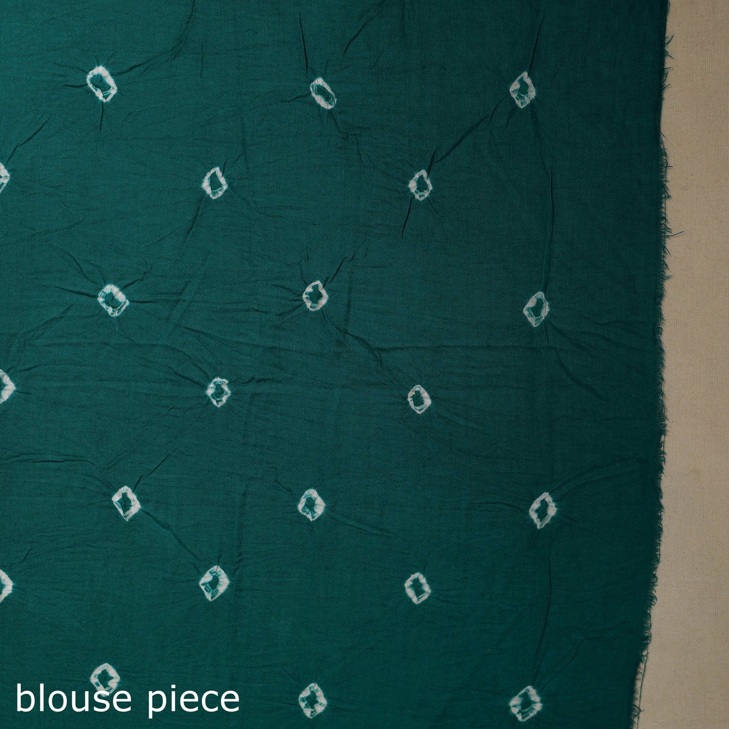 Green Kutch Cotton Bandhani Saree