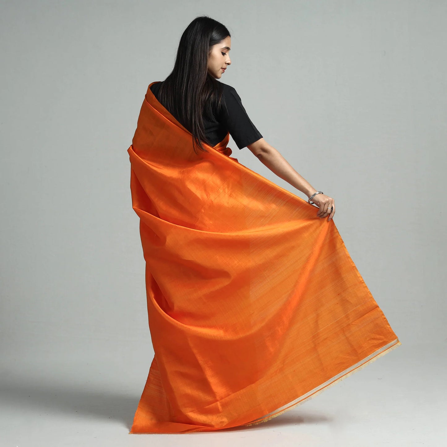 Bishnupuri Kalakshetra Katan Pure Silk Handloom Saree